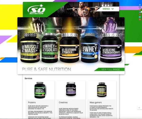 Website for SO Nutrition