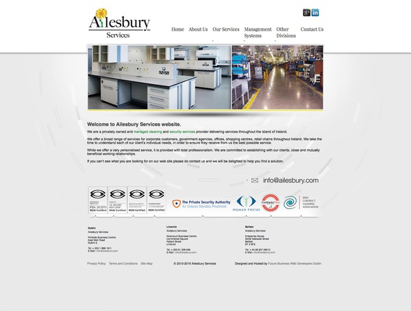 Website for Ailesbury