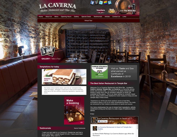 Website for LaCaverna