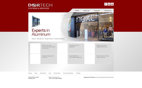 Website for DoorTech