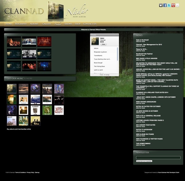 Website for Clannad