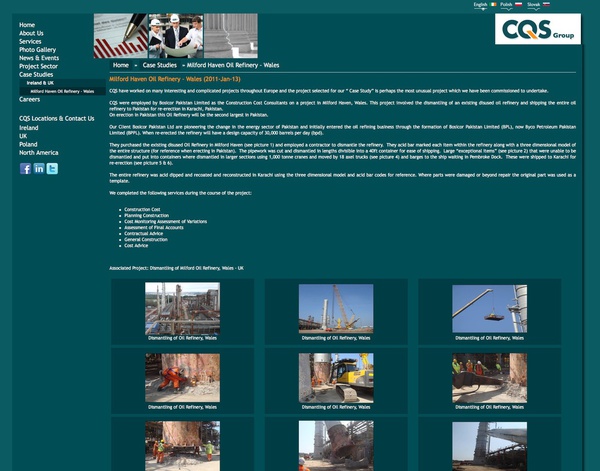 Website for CQS Group