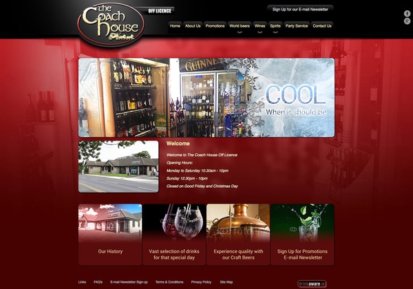 Website for The Coach House 