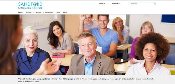 Website for The Sandford Language Institute