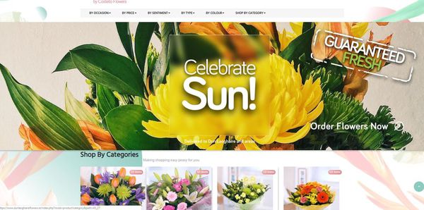 Website for Dun Laogahire Flowers