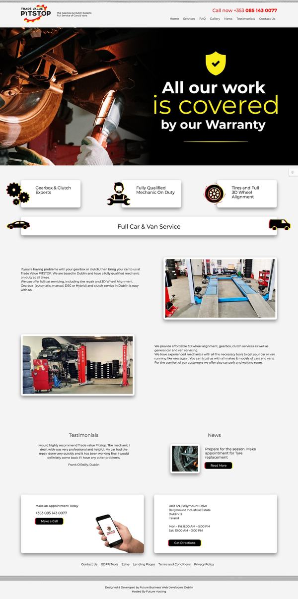 Website for Trade Value PITSTOP